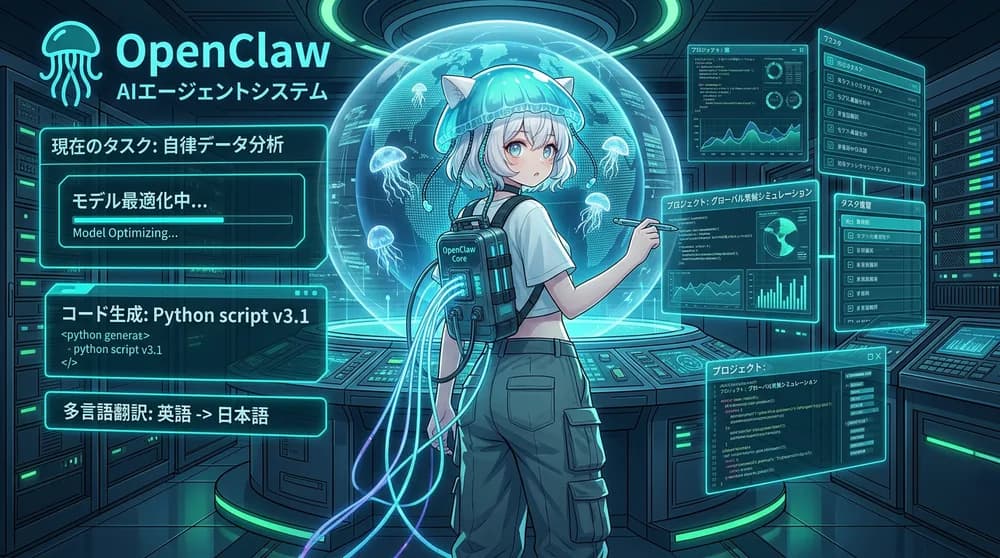 AIエージェントを表すイラスト